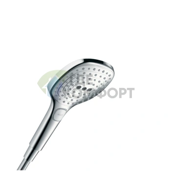 Ручной душ HG Raindance Select 120 Air с 3 режимами (RainAir, Rain, WhirlAir), подключение G1/2, хром (26520000) - фото 1
