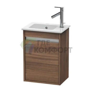 База под раковину Duravit Ketho 550x400x285, 1 дверца, цвет натуральный орех (KT6417L7979) - фото 1