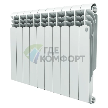 Радиатор биметаллический Royal Thermo Revolution Bimetall 350 10 секций - фото 1