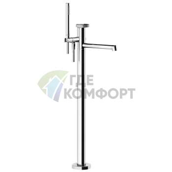 Смеситель для ванны напольный Gessi Anello хром (63328#031) - фото 1