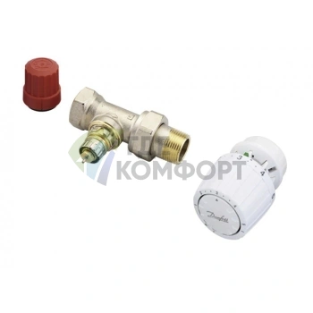 Клапан радиаторного терморегулятора прямой никелированный RTR-N 20 Danfoss 013G7016 (Данфосс) - фото 2