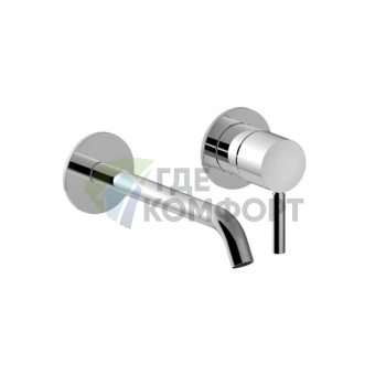 Смеситель для раковины Fantini NOSTROMO SMALL настенный, хром (50 02 G913B) - фото 1