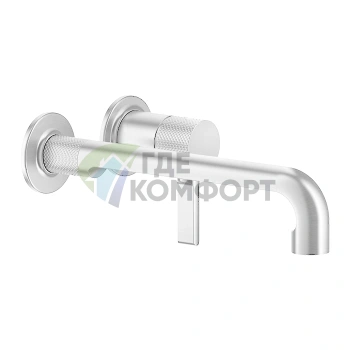 Встраиваемый смеситель GESSI INCISO для раковины с изливом 264 мм, хром (58089#031) - фото 1