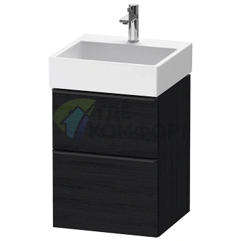 Подвесная тумбочка Duravit D-Neo Black Oak с одним ящиком 484x442x625 мм (DE437001616) - фото 1