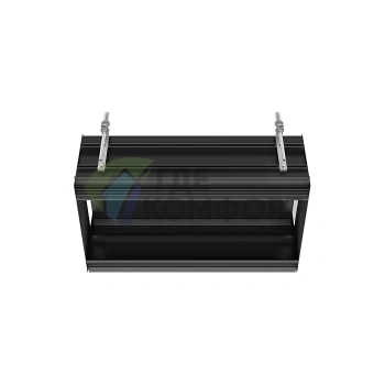 GESSI BINARIO Линейный профиль 670 мм для 3 модулей, установка Shift-Fix, цвет Black XL (61006#299) - фото 1