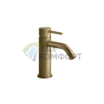 Смеситель для раковины GESSI 316 Brushed Brass PVD без перелива (54002#727) - фото 1