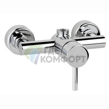 Смеситель для душа Nicolazzi Olympus настенный с верхним подключением 3/4 (хром) (3725CR) - фото 1