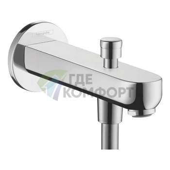 Излив для ванны Hansgrohe Metris S 152 мм, хром (31417000) - фото 1