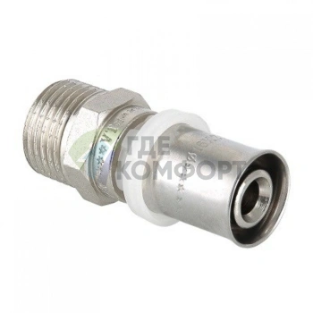 Пресс-муфта с наружной резьбой 20х3/4 Valtec - фото 1