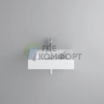Подвесная раковина BETTEAqua 80 см белая с покрытием Glaze Plus без перелива (A054 HLW1) - фото 1