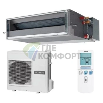 Кондиционер канальный Hitachi RAC-60DPA/RAD-60PPA 7 кВт inv