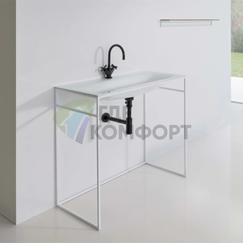 Раковина BETTE LUX SHAPE встраиваемая 60х49.5х9 см с рамой белая (Q010-807) - фото 1