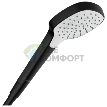 Ручной душ HG Croma Select E 110 с функцией 1jet Rain в матовом черном цвете (26814670) - фото 1