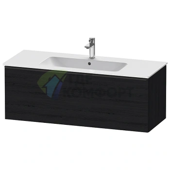 Тумбочка подвесная Duravit D-Neo, 440x1210x462, 1 ящик, цвет Black Oak (DE426401616) - фото 1