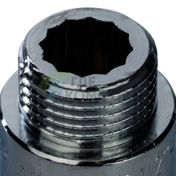 Удлинитель STOUT латунный 1/2 x 65 хромированный - фото 4