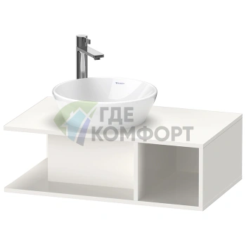 Подвесная тумбочка Duravit D-Neo Compact, 260x800x480 мм, белая глянцевая (DE491802222) - фото 1