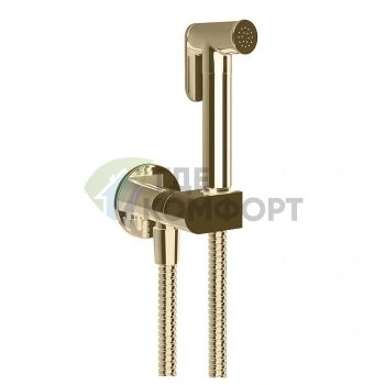 Гигиенический душ Gessi с телескопическим шлангом 1,25 м (цвет Finox Brushed Nickel) (45126#149) - фото 1