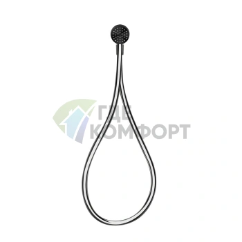 Магнитный душевой комплект Gessi Hi-Fi с лейкой, держателем и выводом воды (63099#149) - фото 1