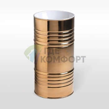 Элегантная раковина BARREL 45 см в цвете Bianco-oro: стильное решение для вашей ванной (474339) - фото 1