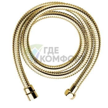 Шланг Gattoni Accessori 1,5 м с двойной оплеткой золотистого цвета (1402500DOoro)
