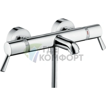Термостат для ванны Hansgrohe Ecostat Comfort с двумя источниками воды и изливом 178 мм (13115000) - фото 1