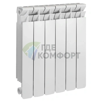 Радиатор алюминиевый Smart Installations 50006 Style 500 6 секций