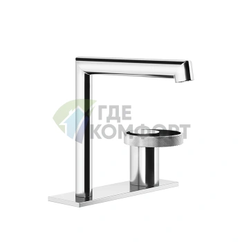 Смеситель для раковины Gessi Anello без донного клапана, с соединительными шлангами, хром (63315#031) - фото 1