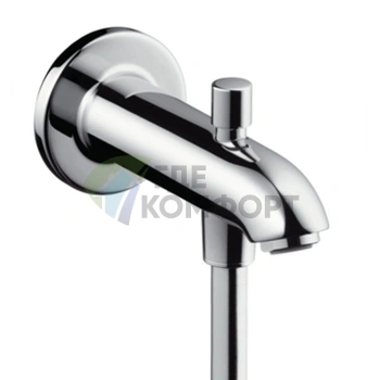 Излив для ванны Hansgrohe с переключателем на душ, 152 мм, хром (13423000) - фото 1