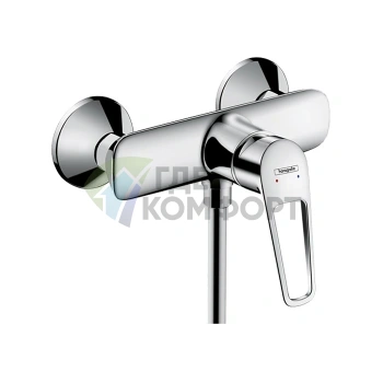 Настенный смеситель для душа Hansgrohe Novus Loop, хром (71360000) - фото 1