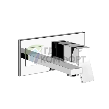 Встраиваемый смеситель Gessi Rettangolo K для раковины с изливом 201 мм, хром (53088#031) - фото 1