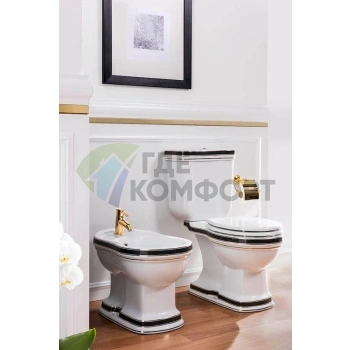 Унитаз-компакт Creavit Klasik KL310-OK с функцией биде «Крокодил» - фото 2
