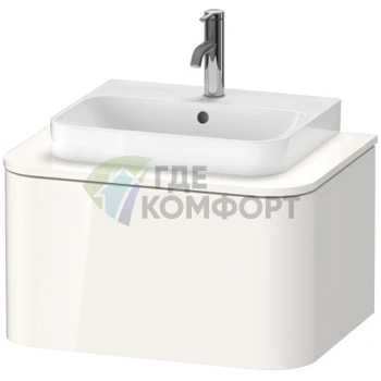 Тумба подвесная Duravit Happy D.2 Plus 354x650x480мм, 1 ящик, белый глянцевый (HP494002222) - фото 1