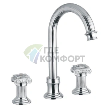 Смеситель для раковины Cezares Olimp BLS2 A 01 Sw: латунный, белый