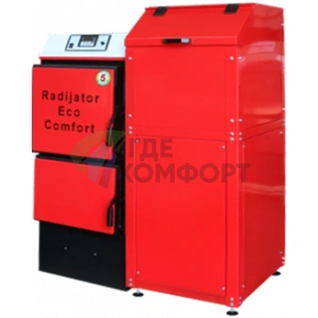 Пеллетный твердотопливный одноконтурный напольный котел ACV Radijator Eco Comfort 45