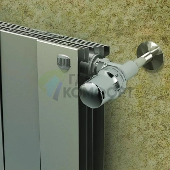 Радиатор биметаллический Royal Thermo Piano Forte 500 Silver Satin 4 секции-серебристый - фото 3