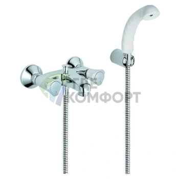 Смеситель Grohe Costa L 25460001 для ванны с душем: хром, термостат, верхний излив - фото 1