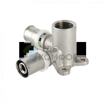 Водорозетка пресс проходная 20х1/2 ВР Valtec - фото 4