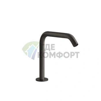Отдельностоящий излив GESSI 316 Brushed Black Metal PVD, высота 162 мм (54091#707) - фото 1