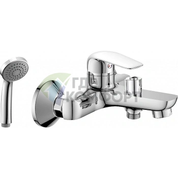 Смеситель для ванны с душем Rush Fiji FI1835-44 хром - фото 1
