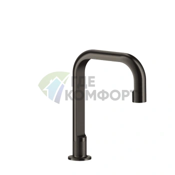 GESSI INCISO Отдельностоящий излив 160 мм, высота 240 мм, цвет Nero XL (58093#299) - фото 1