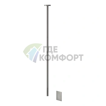 Смеситель для раковины потолочный электронный GESSI 316 MECCANICA, цвет Steel Brushed (54224#239) - фото 1