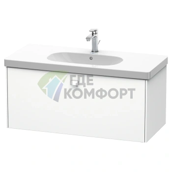 Тумба подвесная Duravit Brioso 1020 мм с выдвижным ящиком, белая матовая (BR404701818) - фото 1