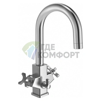 Надежный кухонный смеситель Zorg Inox Ibix из нержавеющей стали - фото 1