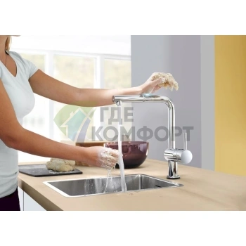Смеситель Grohe Minta Touch 31360001 для кухни с сенсорным управлением - фото 4