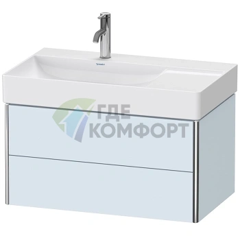 Подвесная тумба Duravit XSquare 234880 с 2 ящиками, цвет бирюзовый (XS416809797) - фото 1