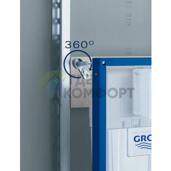 Комплект инсталляции GROHE Rapid SL 4 в 1 с унитазом Roca Meridian и сиденьем с микролифтом — всё необходимое для современного санузла - фото 4