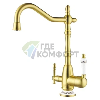 Смеситель для кухни Zorg Clean Water ZR 312 YF-50-BR light - фото 1