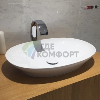 Полувстраиваемая раковина TOTO Neorest 600 мм белого цвета с технологией CeFiONtect (L4706E#XW) - фото 2