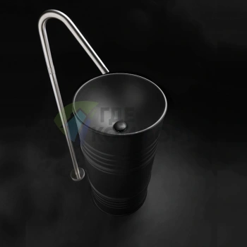 Kerasan Artwork Свободностоящая раковина BARREL 45x90 см, слив в стену, цвет Nero matt (474331) - фото 1