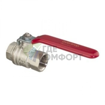 Кран шаровый 1 1/4 ВВ маховик из алюминия Optibal Oventrop - фото 1